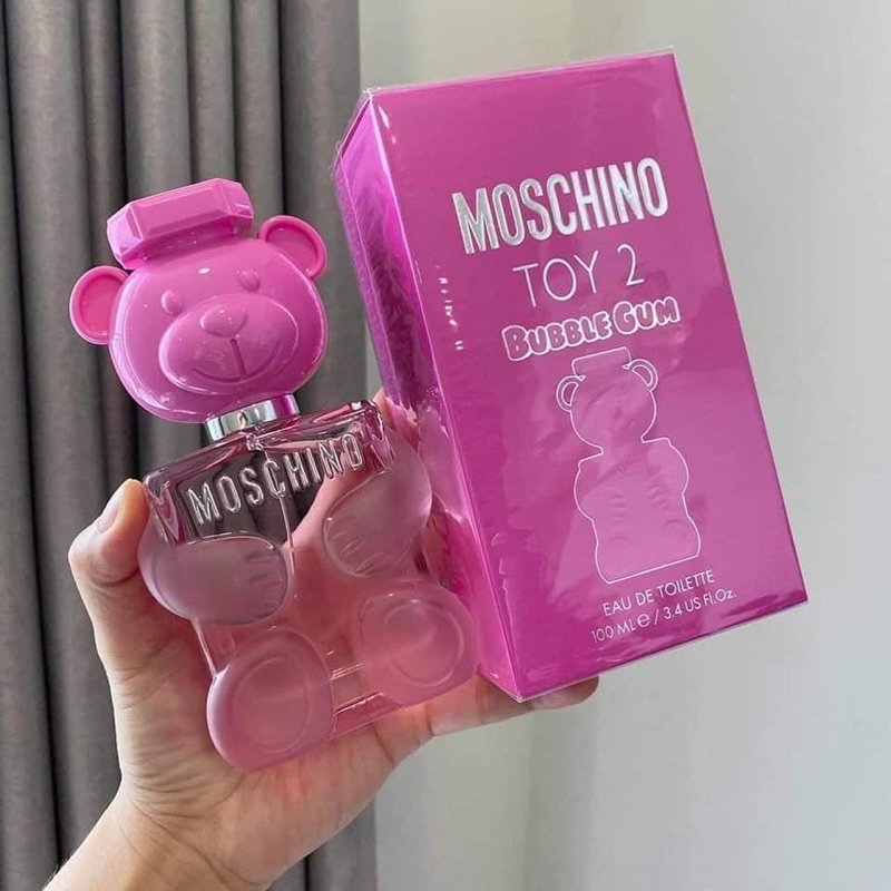 Nước hoa nữ Moschino Toy 2 Bubble Gum EDT - Gấu hồng 30ml
