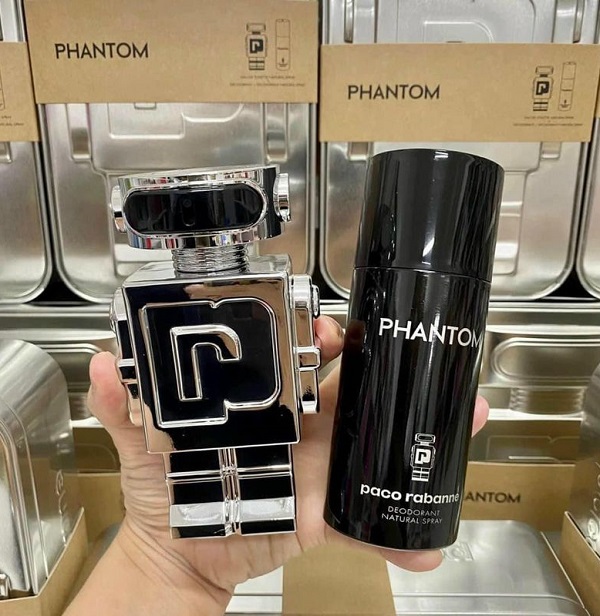 Set Nước Hoa Nam Paco Rabanne Phantom (EDT 100ml, Deodorant Spray 150ml)