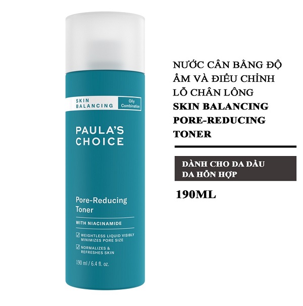 Toner nước hoa hồng dành cho da dầu Paula's Choice Skin Balancing 190ml mã 1350