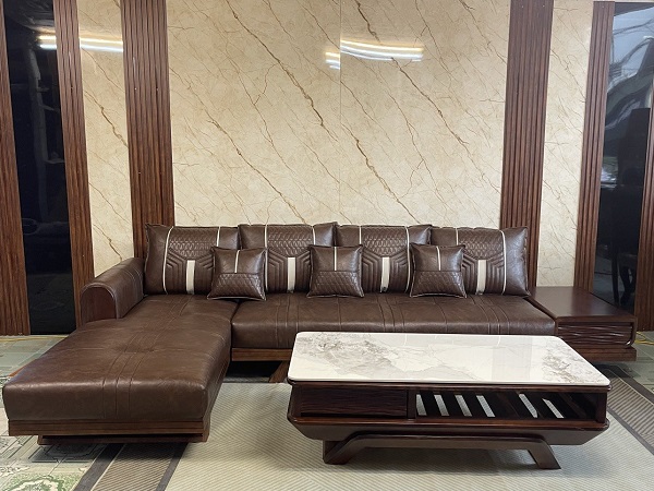 Sofa gỗ phòng khách hiện đại SFG06